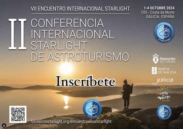 Registration for the VII International Starlight Meeting on the Costa da Morte is now open. 