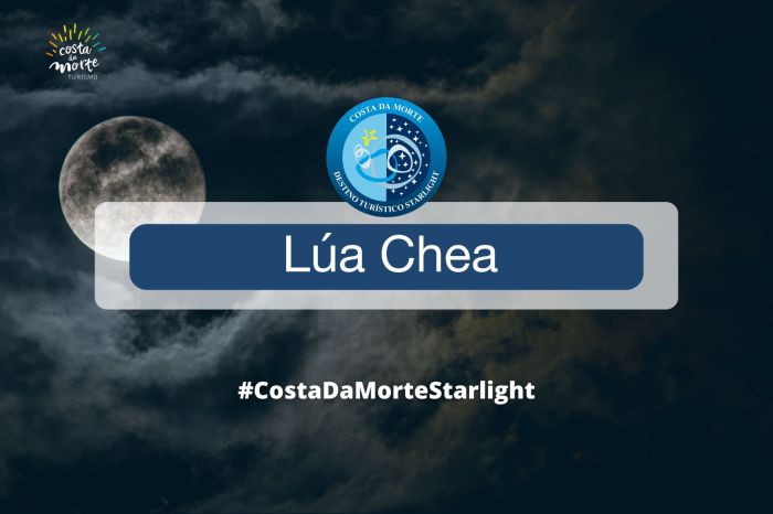 Lúa chea (Superlúa) e eclipse parcial de lúa