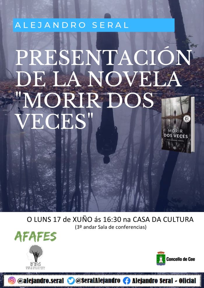 Presentation of the novel Morir dos veces