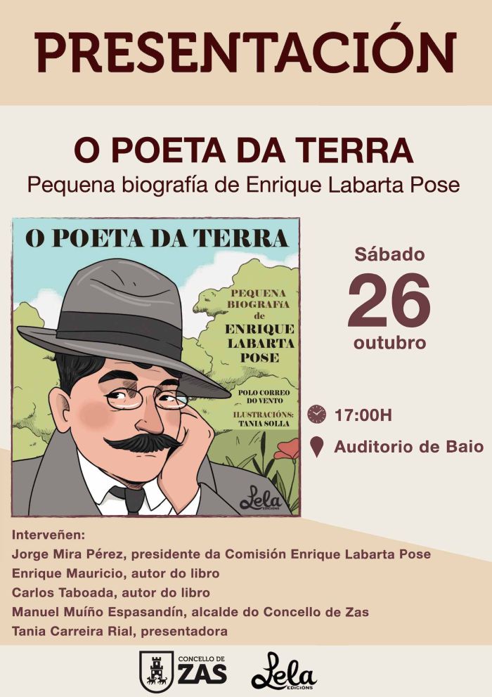 Presentación del libro O Poeta da Terra, en Baio