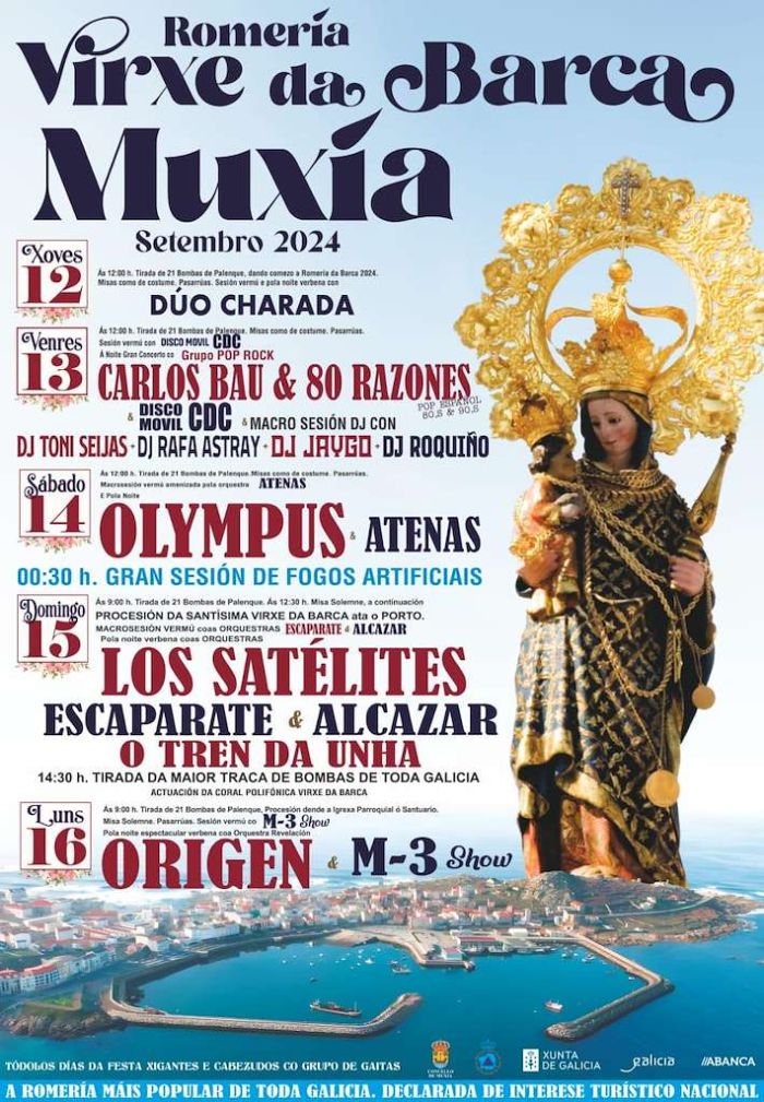 Pilgrimage of the Virxe da Barca de Muxía 2024