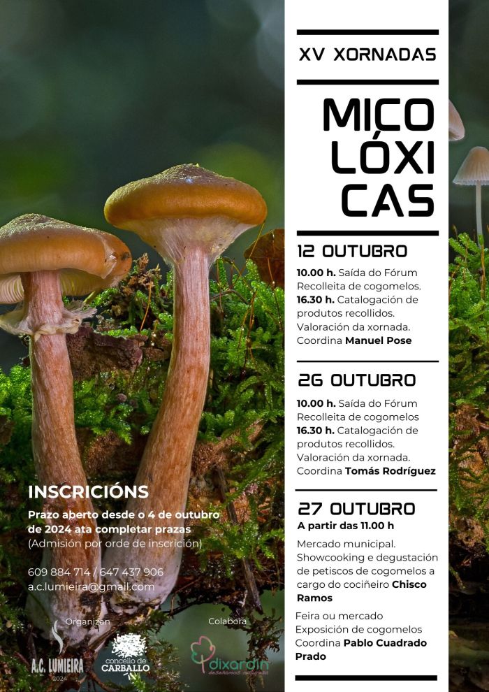 XV Mycological Days in Carballo