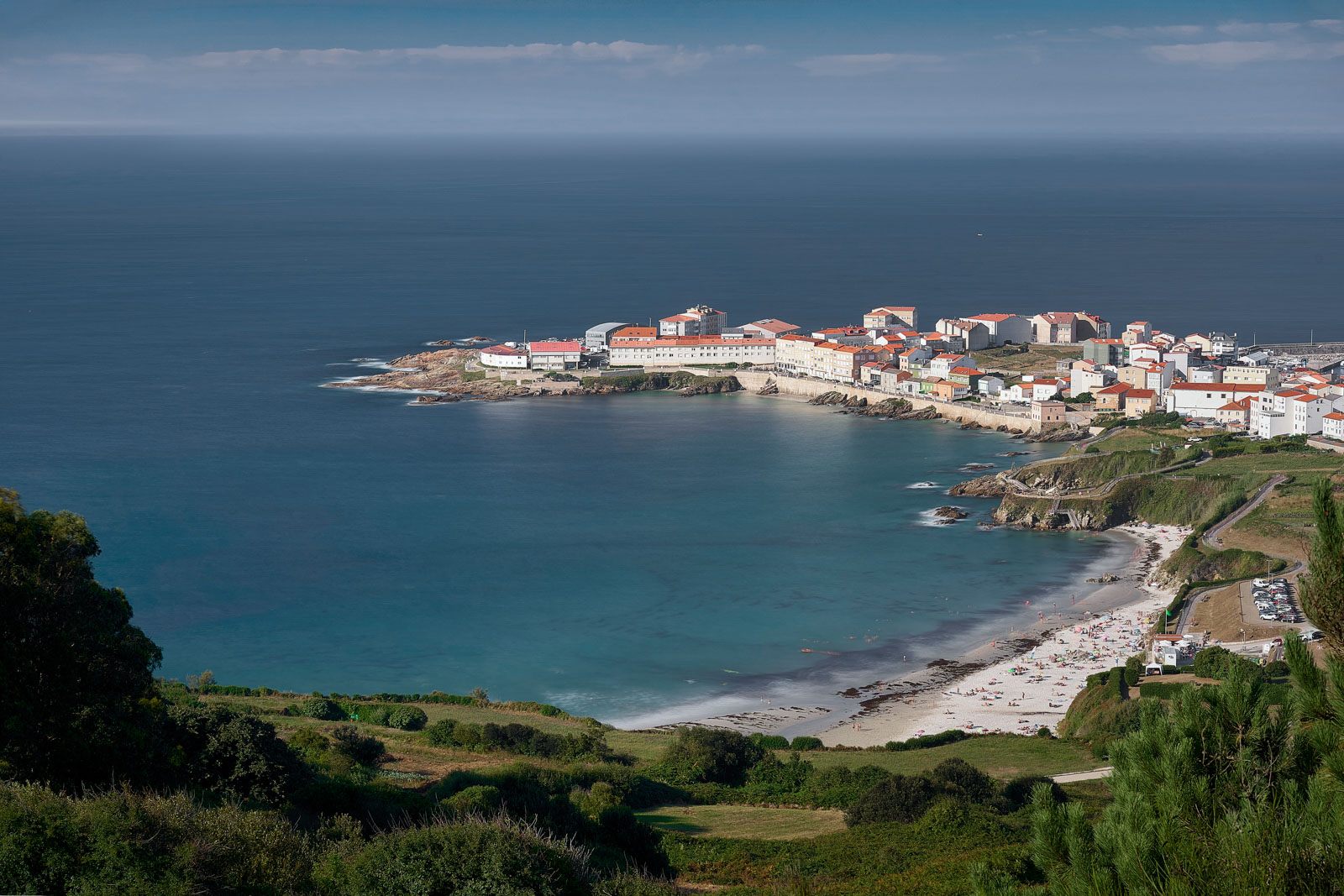 1. Vista panorámica de Caión desde o miradoiro de Goxán