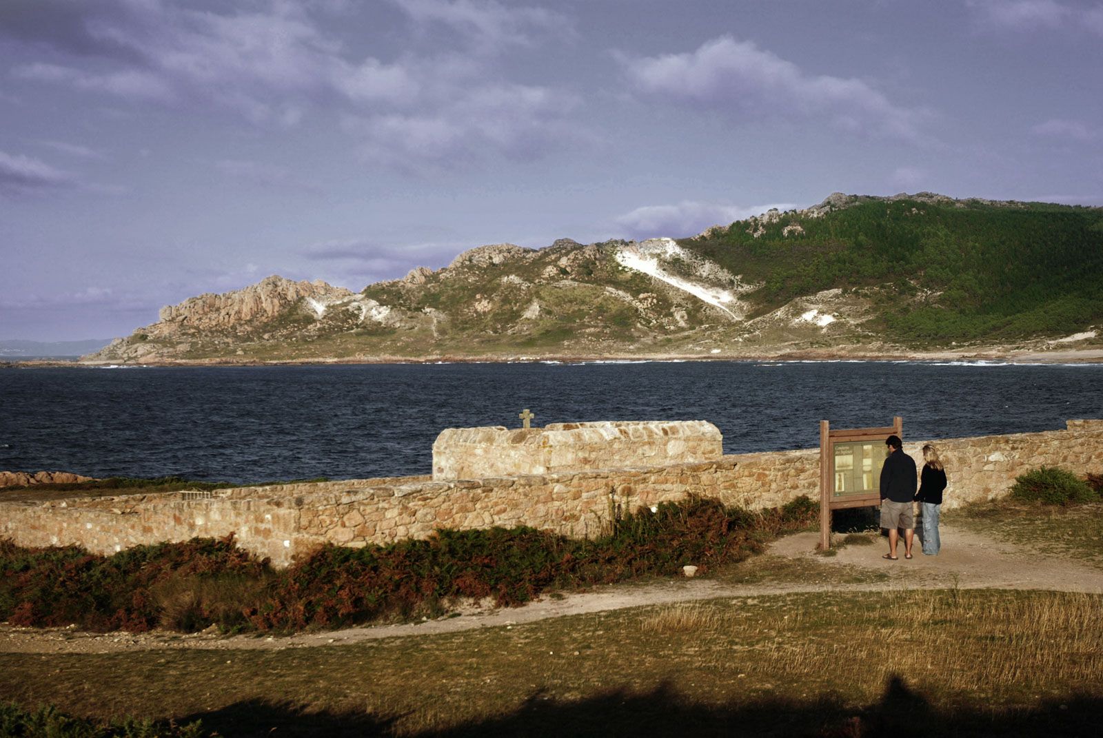 Praia do Trece y Monte Branco en Camariñas