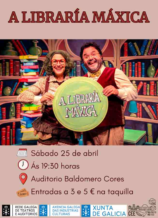 A Libraría Máxica obra teatro en Cee