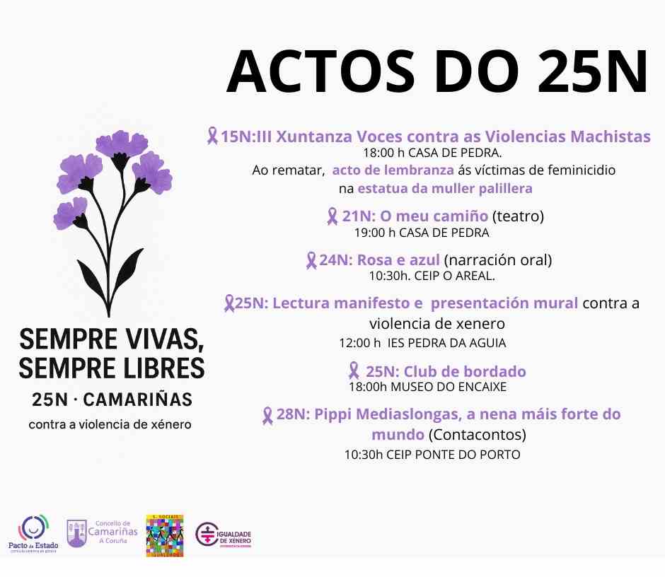 Actos do 25N En Camariñas