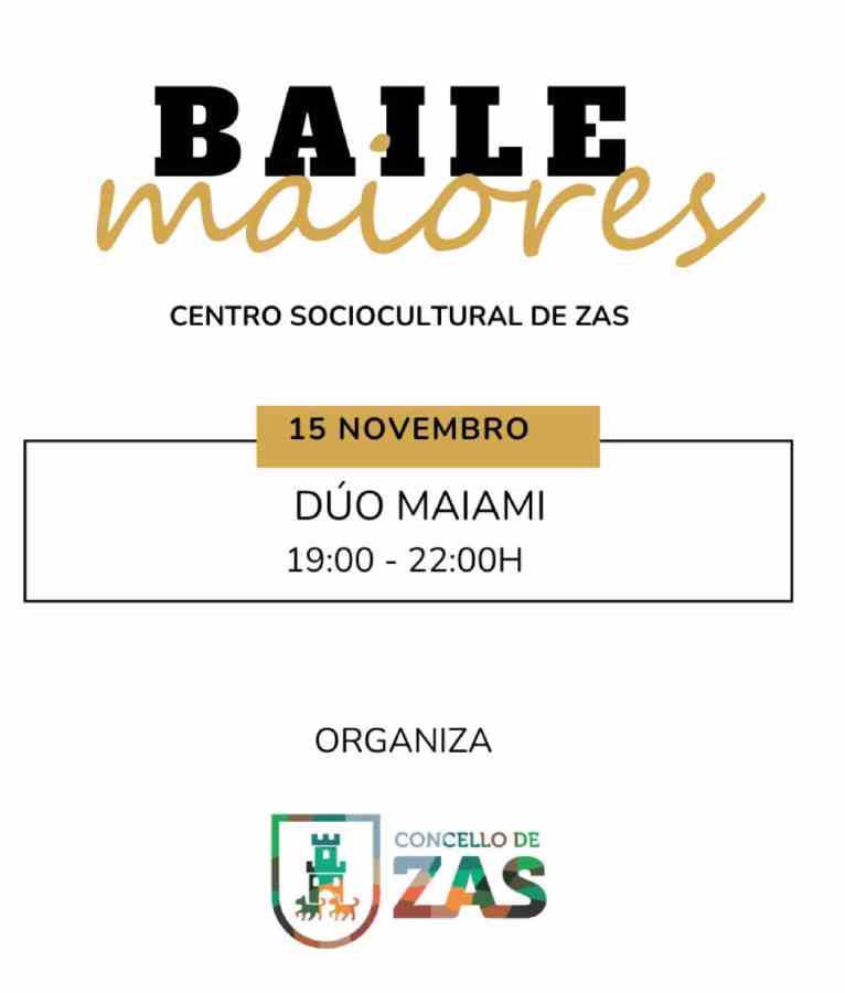 Baile de Maiores 2025 en Zas