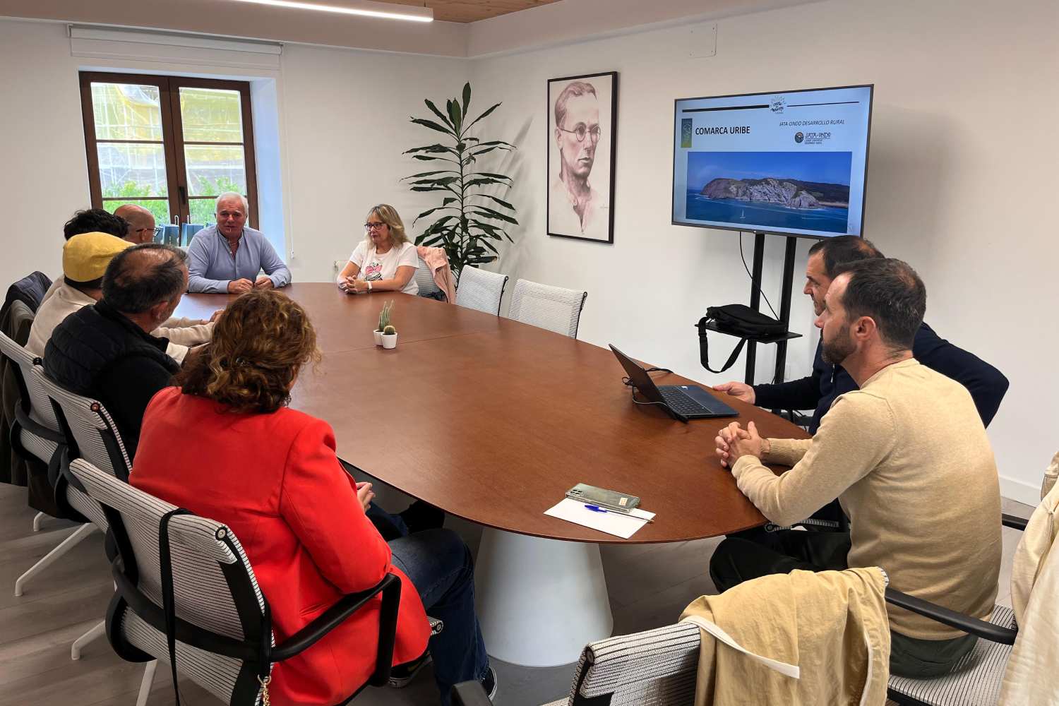 Visita de la directiva de la CMAT al destino turístico de Uribe