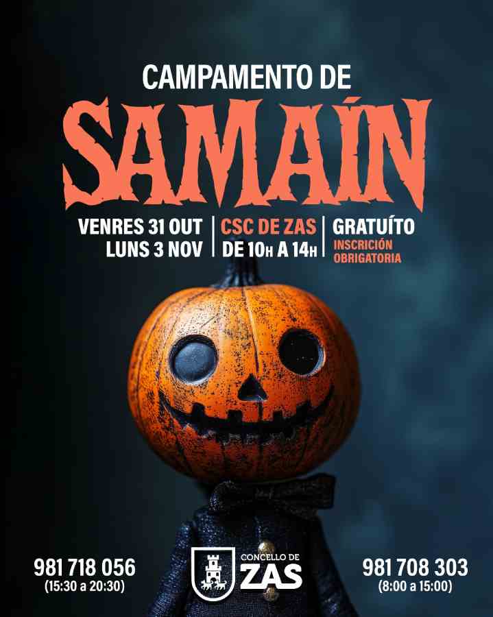 Campamento samaín 2025 no concello de zas