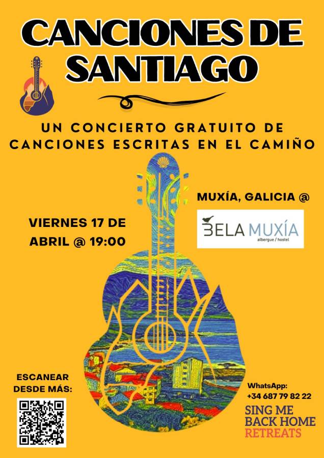 Canciones de Santiago no Bela Muxía