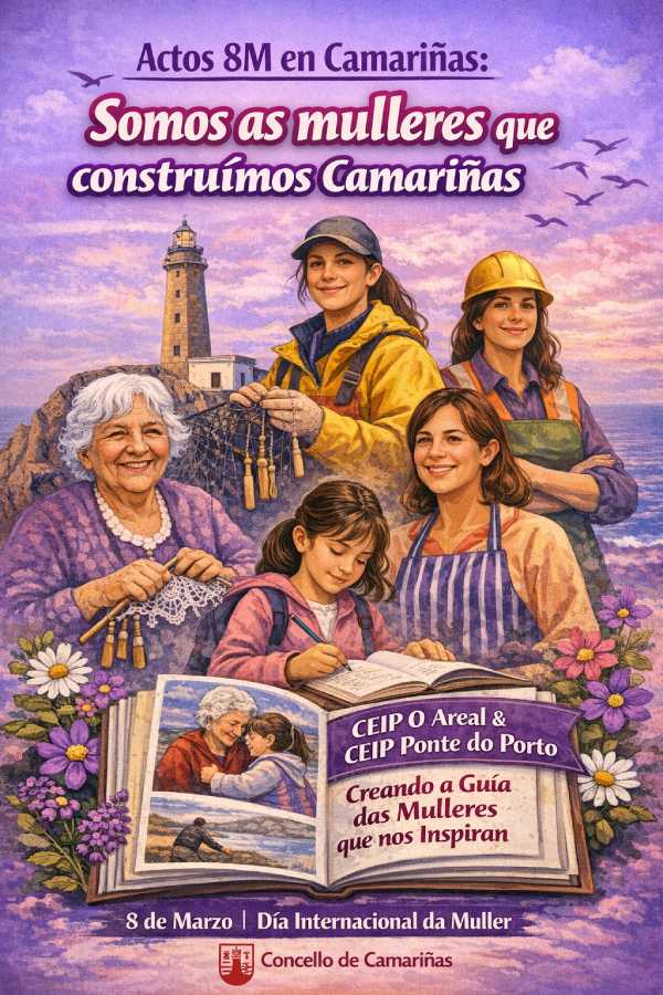 Cartel 8M Camariñas