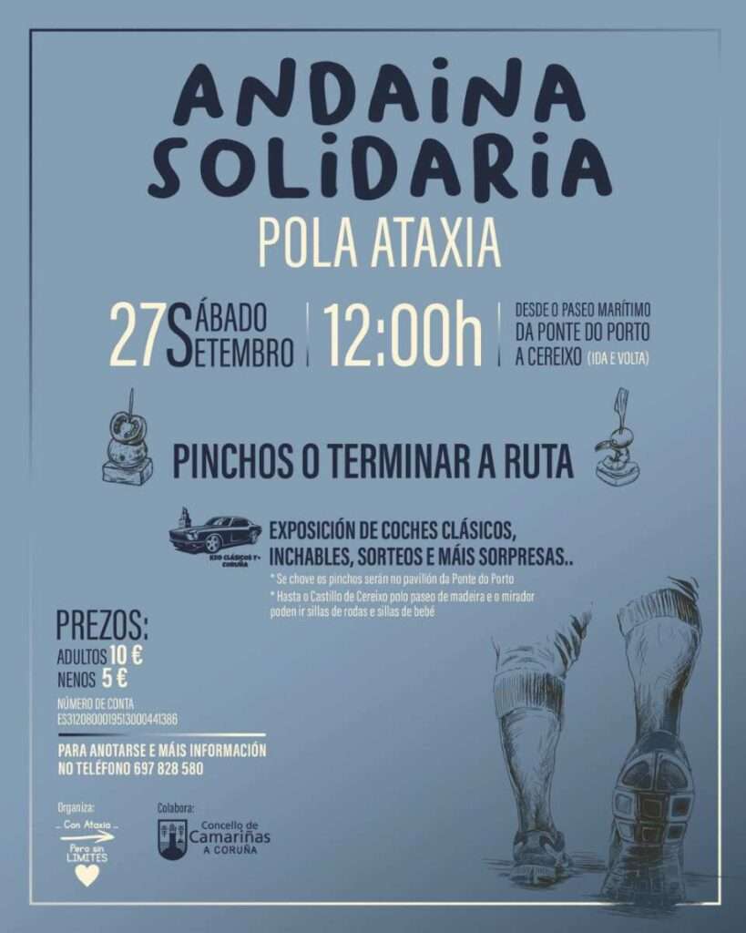 Cartel andaina ataxia camariñas 2025