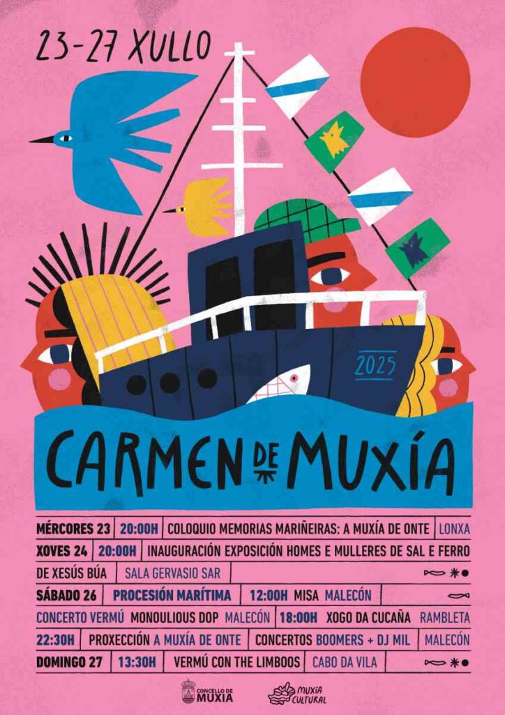 Cartel carmen de muxía 2025