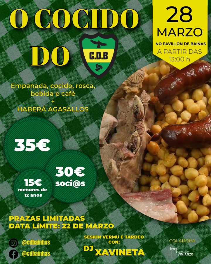 Cartel Cocido do Baíñas
