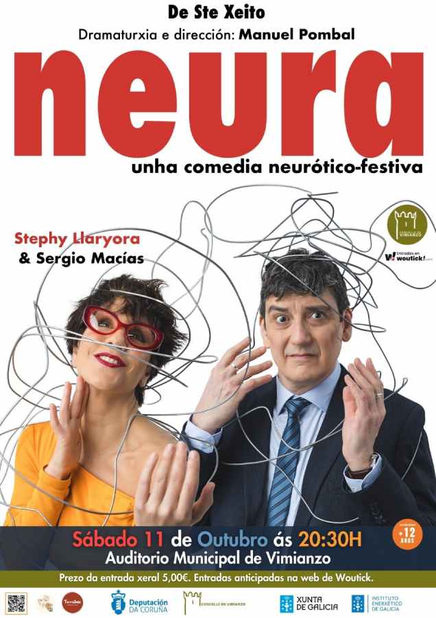 Cartel comedia teatro neura en vimianzo