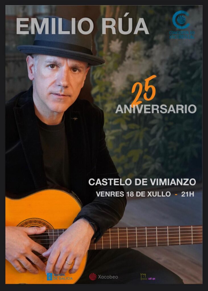 Cartel concerto emilio rúa no castelo de vimianzo