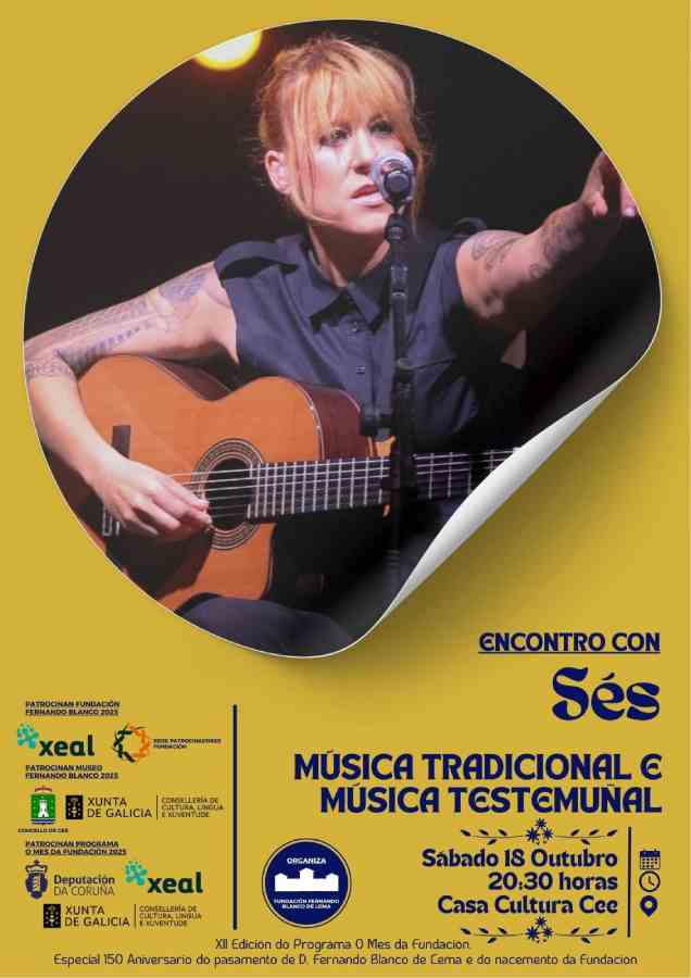 Cartel encontro con sés en cee
