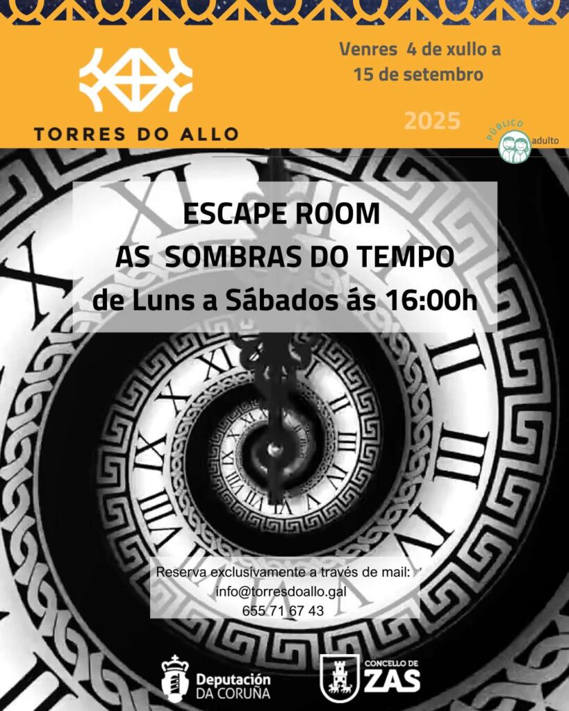 Cartel escape room torres do allo 2025