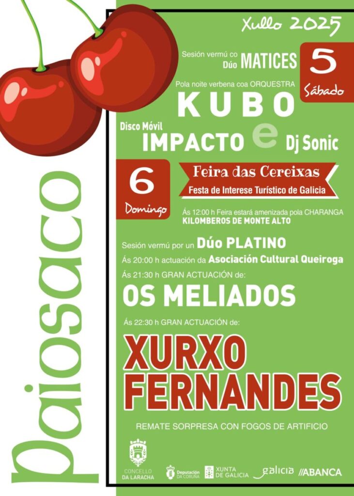 Cartel feira das cereixas paiosaco
