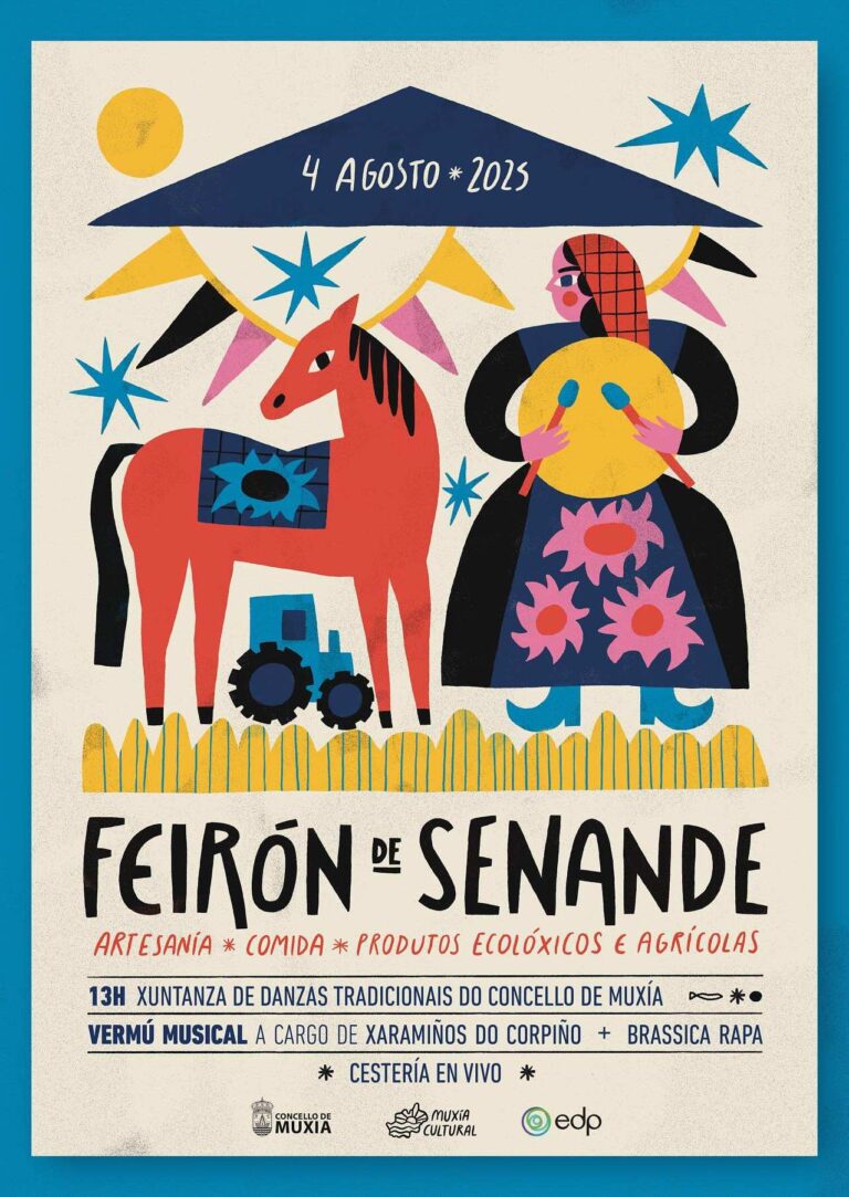 Cartel feirón de senande muxía 2025