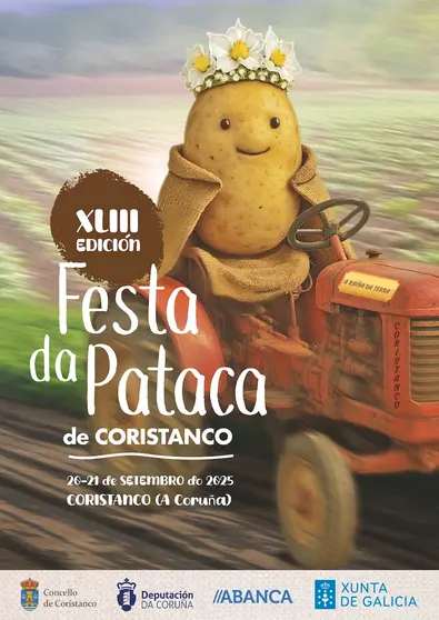 Cartel festa da pataca de coristanco 2025