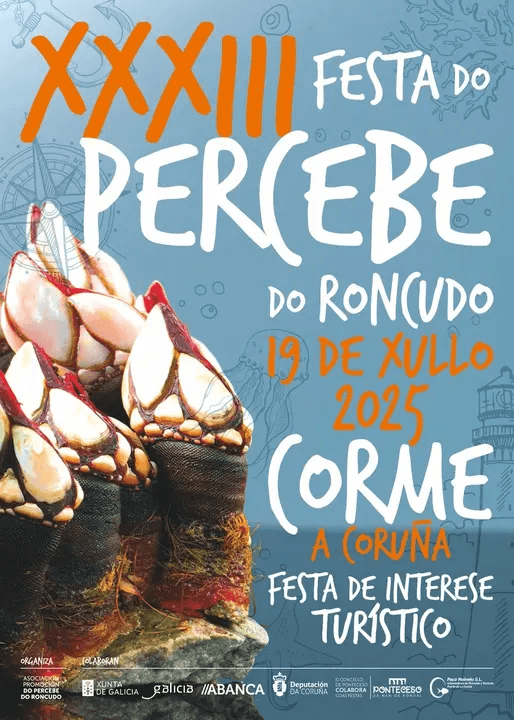 Cartel festa do percebe de corme 2025