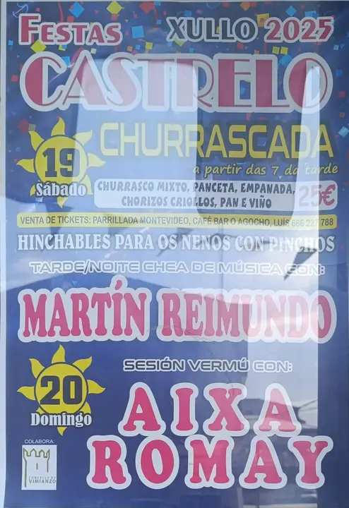 Cartel festas de castrelo 2025