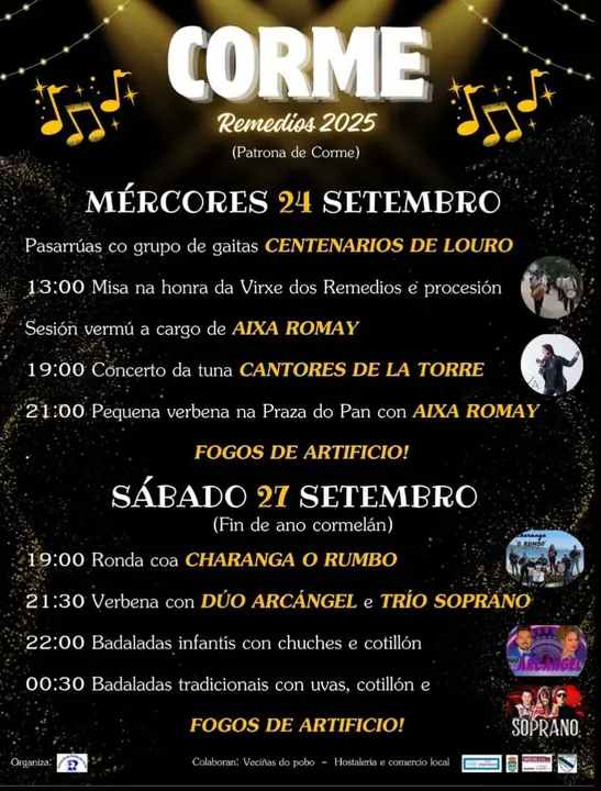 Cartel festas dos remedios de come 2025