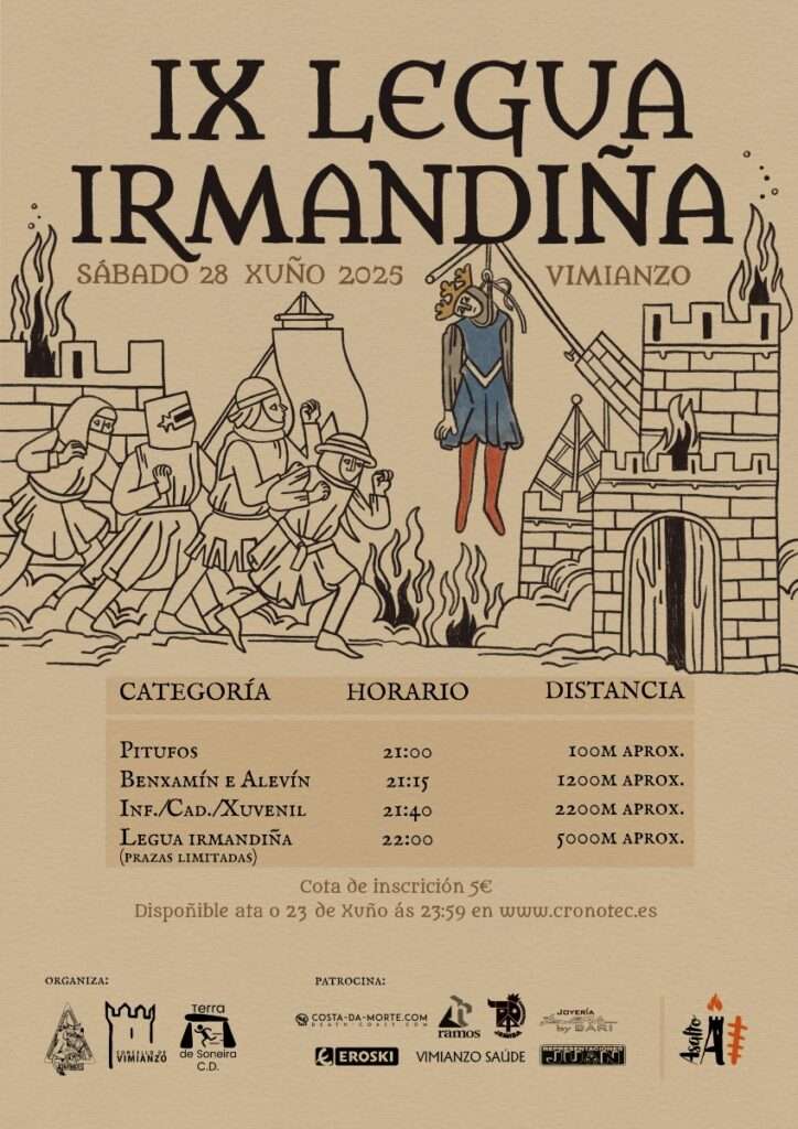 Cartel legua irmandiña 2025