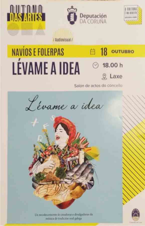 Cartel lévame a idea teatro en laxe