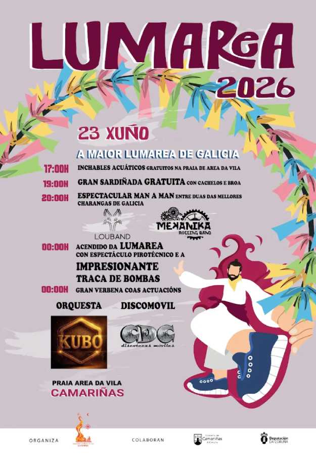 Cartel Lumarea 2026 en Camariñas