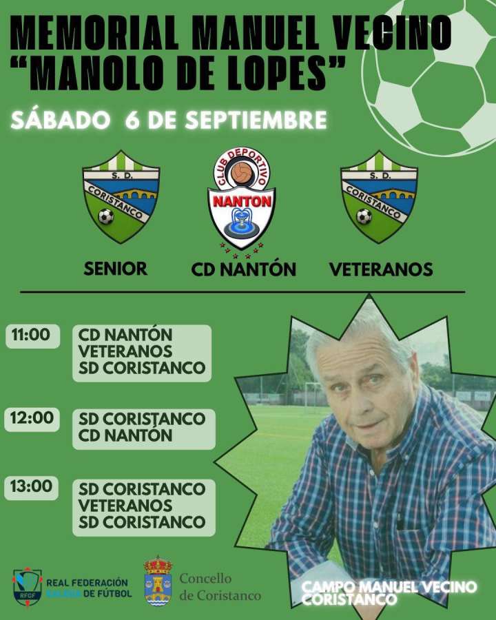 Cartel memorial manuel vecino manolo de lopes