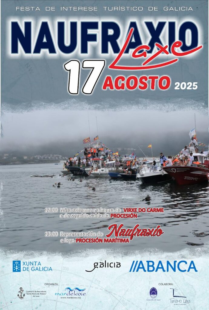 Cartel naufraxio de laxe 2025
