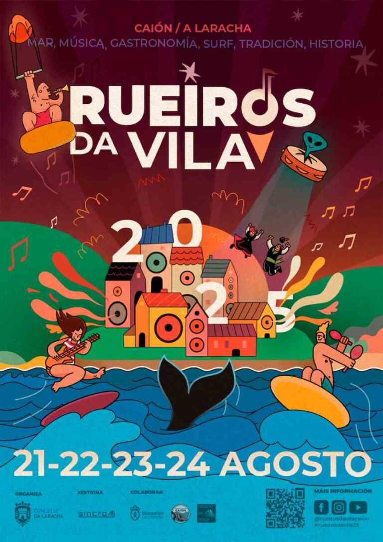 Cartel rueiros da vila en caión a laracha 2025 (1)