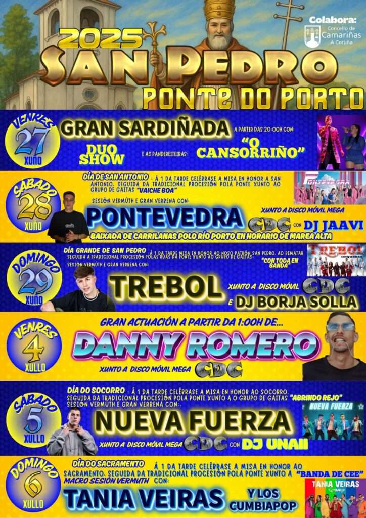 Cartel san pedro ponte do porto 2025