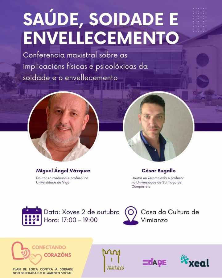 Cartel saúde, soidade e envellecemento en vimianzo 2025