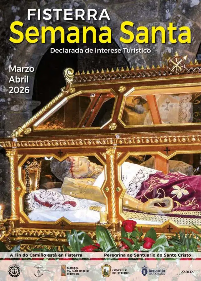Cartel Semana Santa 2026 en Fisterra