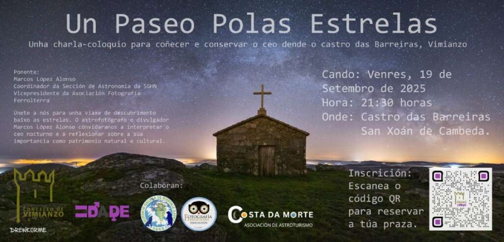 Cartel un paseo polas estrelas en vimianzo 2025