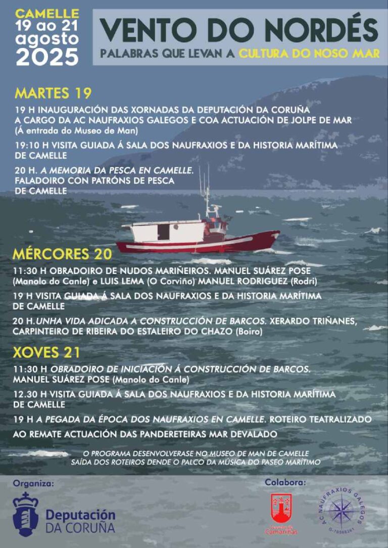 Cartel vento do nordés en camelle