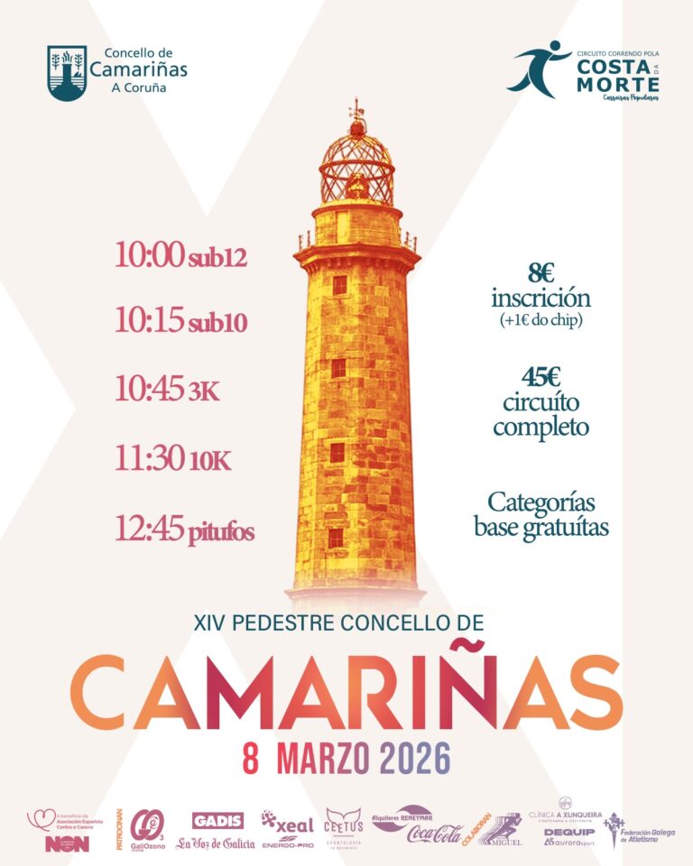 Cartel XIV Carreira Pedestre Camariñas