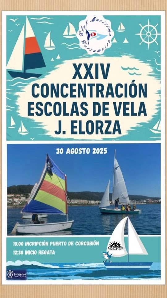 Cartel xxiv concentración escolas de vela j elorza
