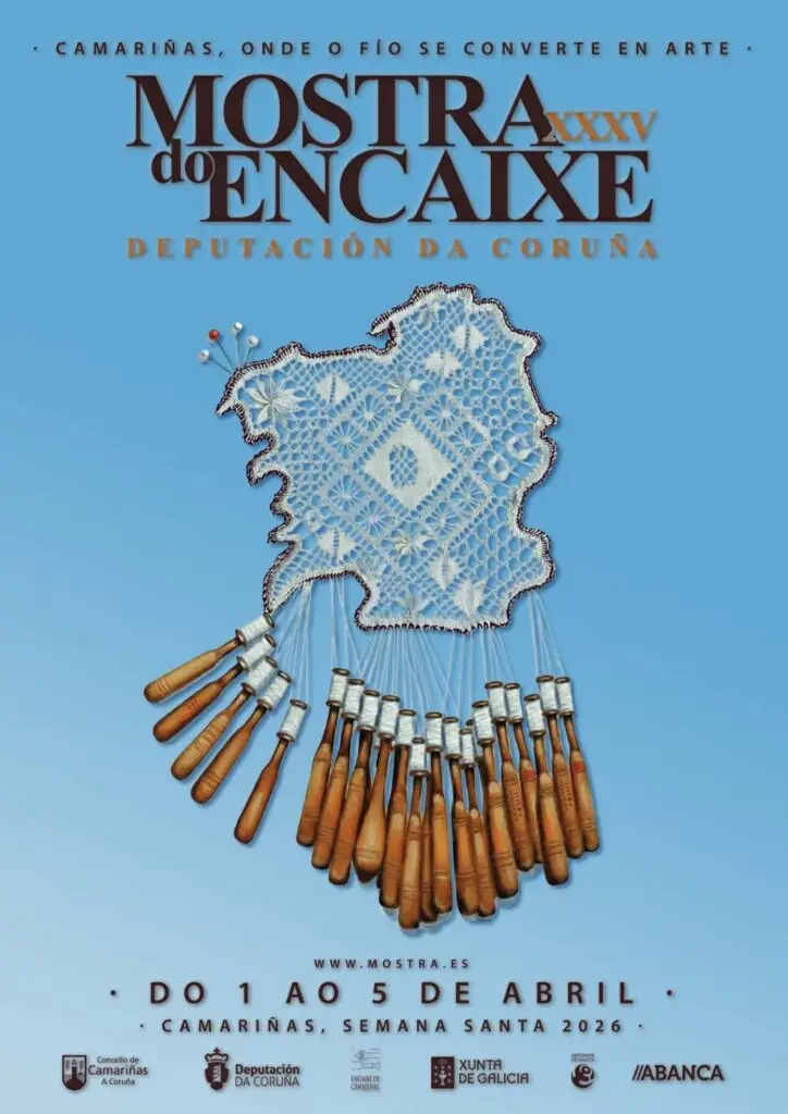 Cartel XXXV Mostra do Encaixe de Camarinas