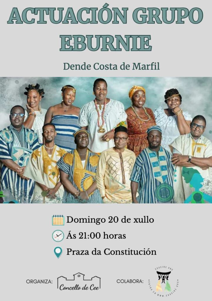 Cartel actuación grupo eburnie en cee