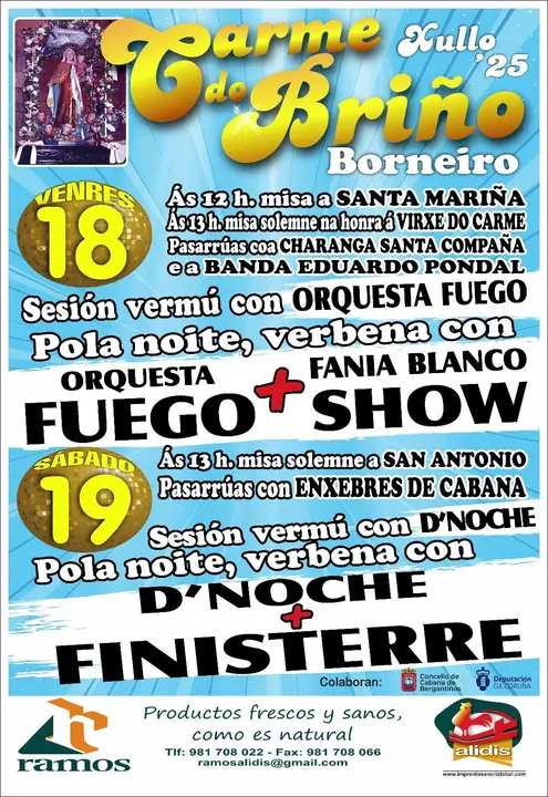 Cartel do carme de briño 2025