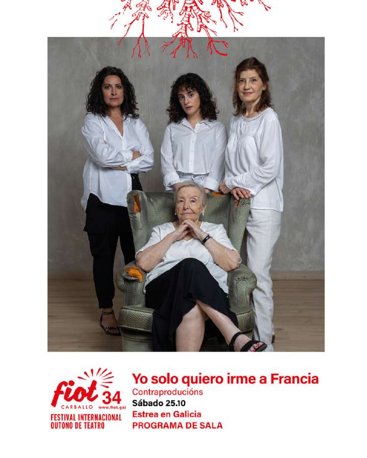 Cartel obra teatro yo solo quiero irme a francia no 34 fiot carballo