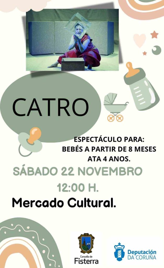 Catro, Espectáculo para bebés en Fisterra