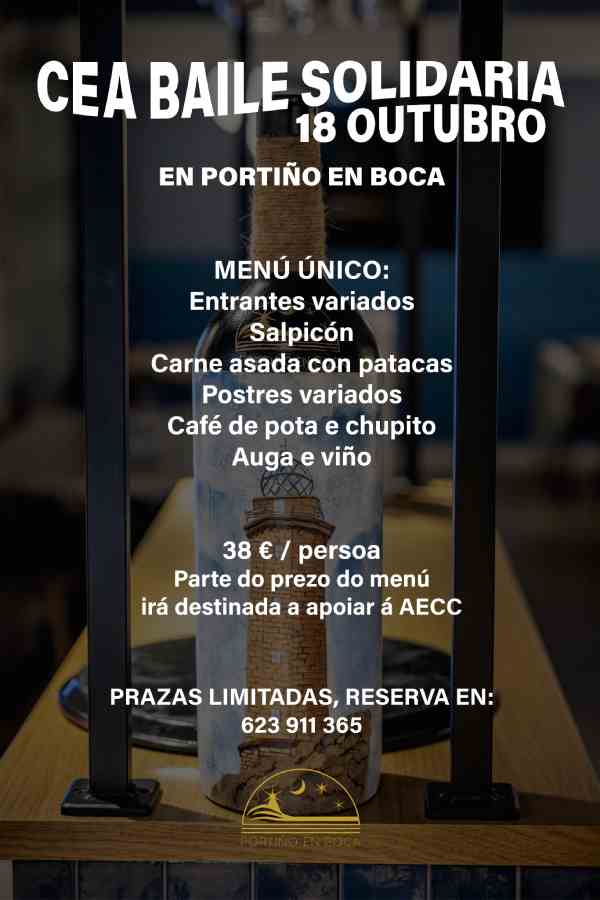 Cena solidaria portiño en boca 2025