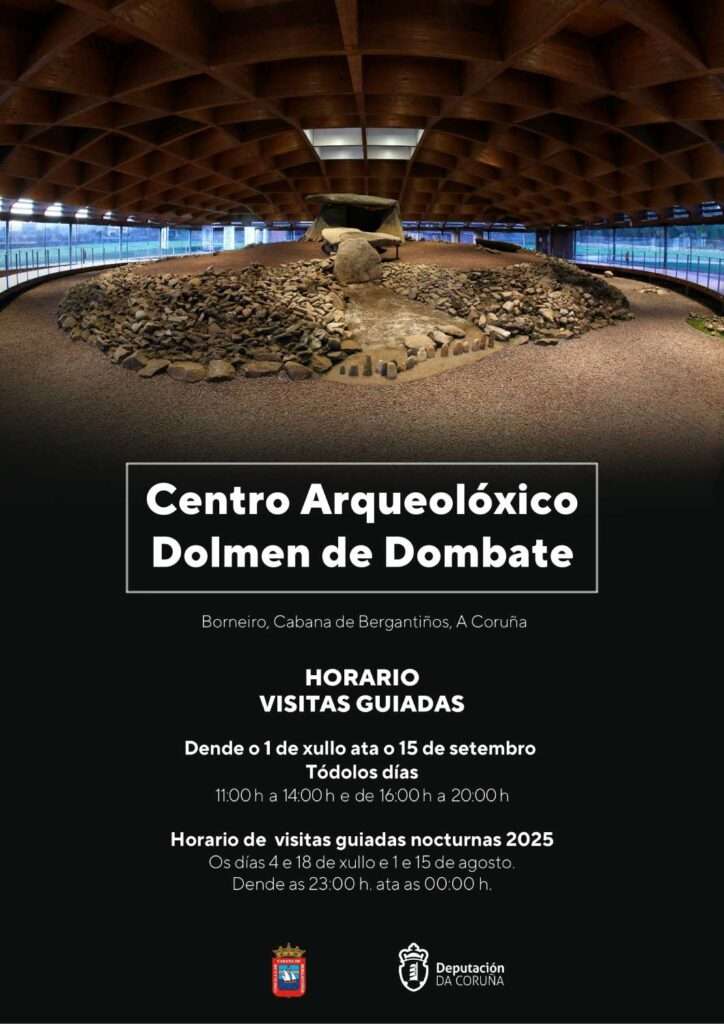 Centro arqueolóxico dolmen de dombate – visitas guiadas 2025