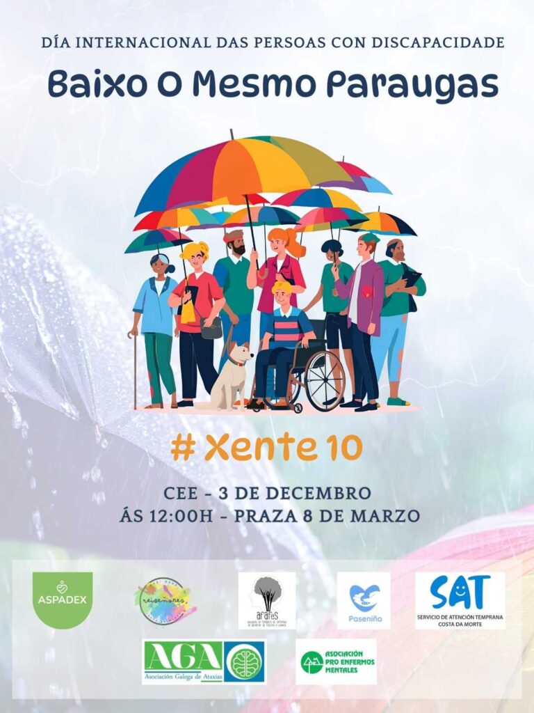 Concentración Baixo o Mesmo Paraugas en Cee