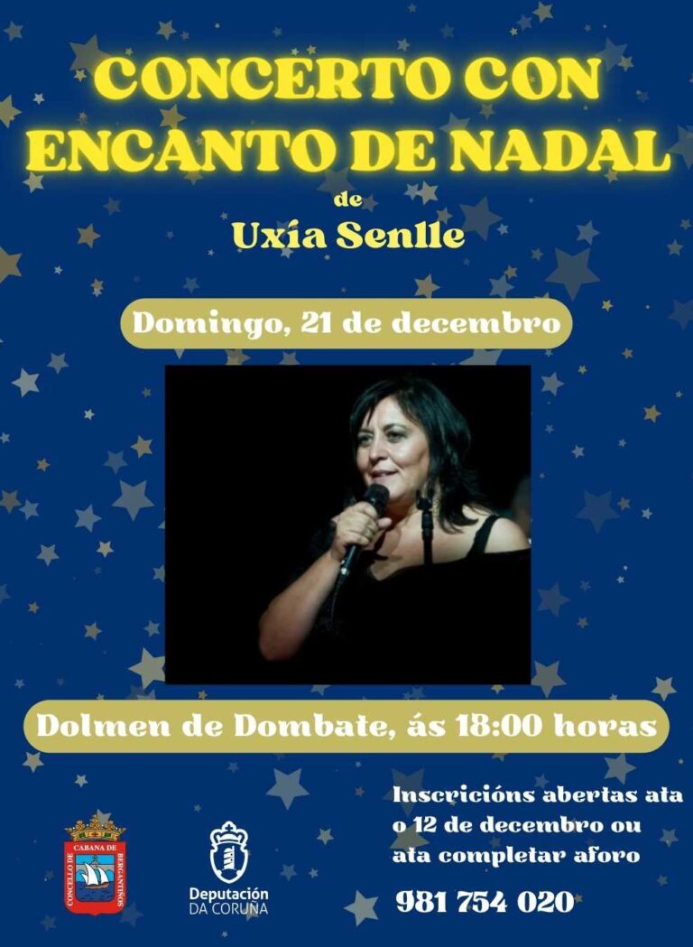 Concerto Con Encanto de Nadal de Uxía Senlle en Cabana